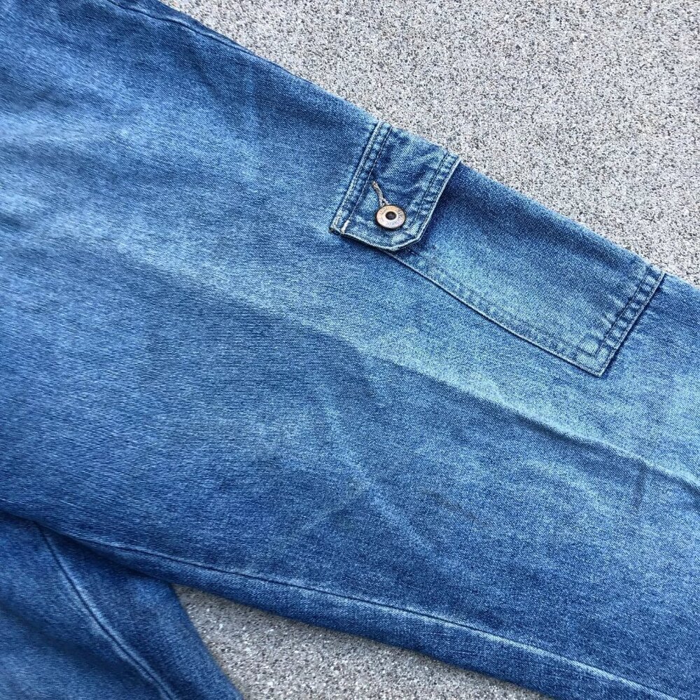VTG 90s XHILARATION Straight Leg Jeans Women's 13 Loose Retro Fit Denim Blue - Picture 5 of 11